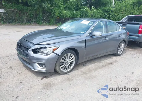 2020 Infiniti Q50 Luxe Awd z USA, uszkodzony, nr VIN JN1EV7AR3LM255173
